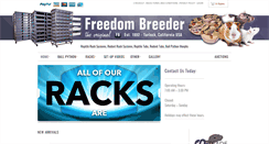 Desktop Screenshot of freedombreeder.com